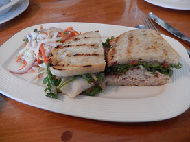 Smoked Turkey and Brie Sandwich from Cru Cafe